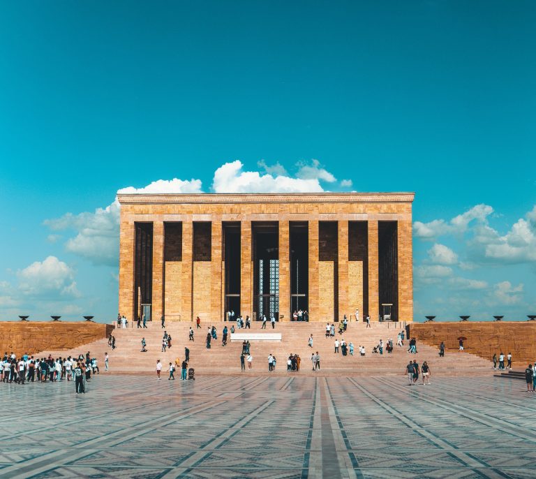 Anitkabir mausoleum in Ankara Turkey