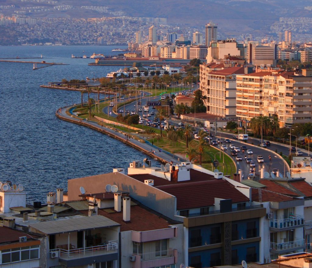 Izmir Kordon waterfront in Turkey